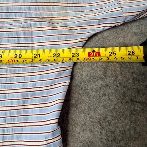 Maje Women's Striped Short Sleeve Blouse Top Blue Bow on Back Size EU 3/US Large - Picture 12 of 12